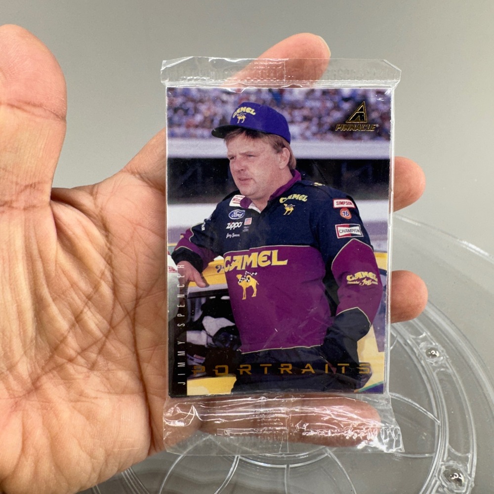 Pinnacle 1997 NASCAR Portraits Trading Card Pack Jimmy Spencer Dale Jarrett New
